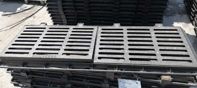 花都球墨铸铁连体双篦展示