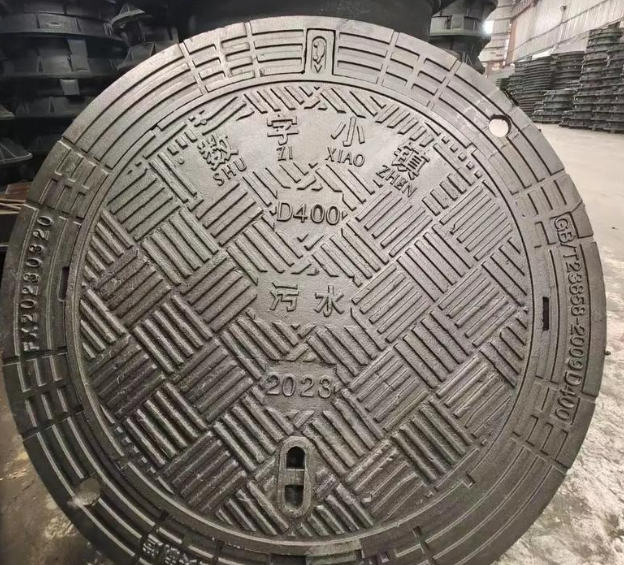 花都球墨铸铁防沉降井盖展示